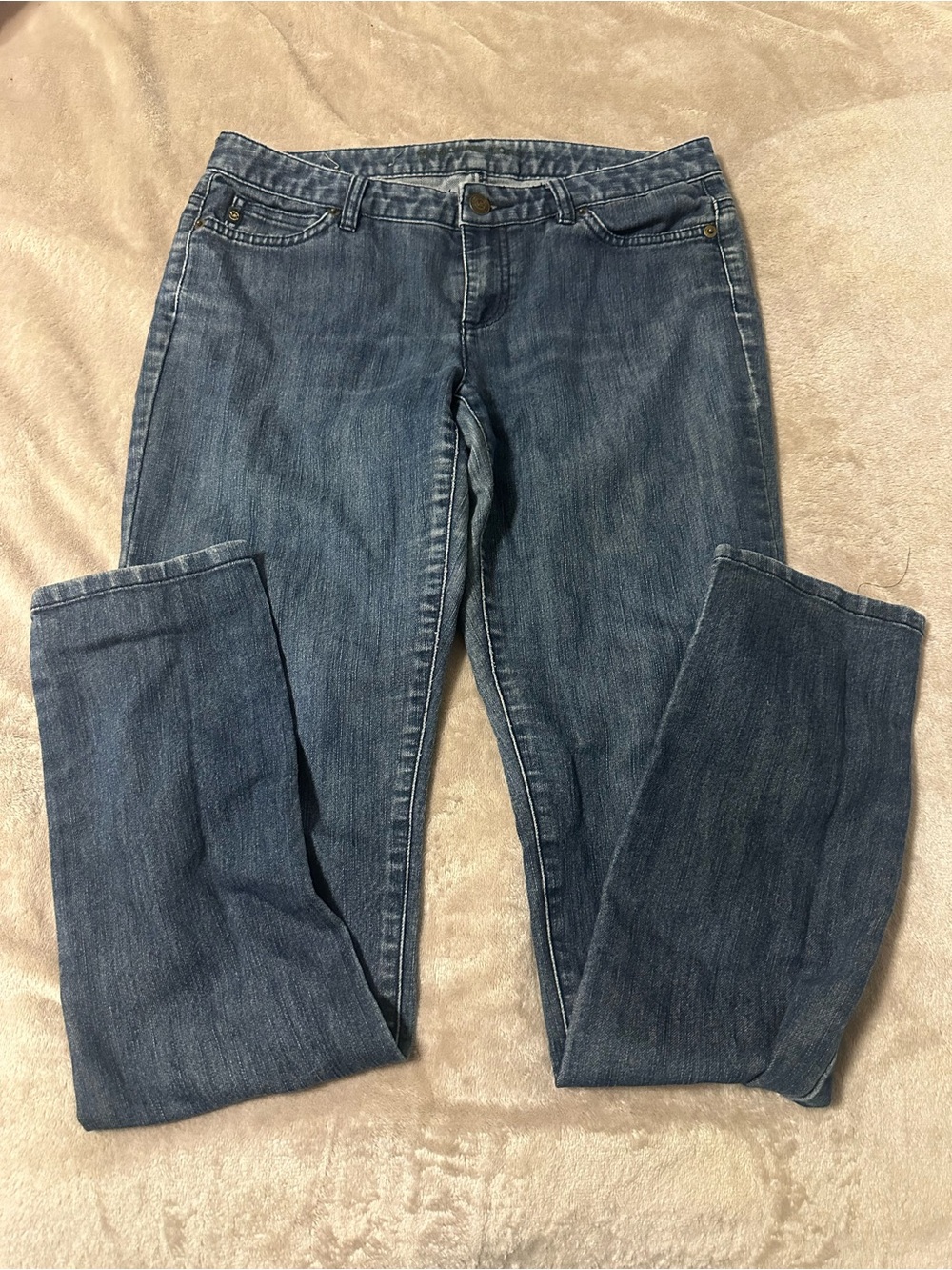 Michael Kors Women's Skinny Jeans in Medium Blue Denim